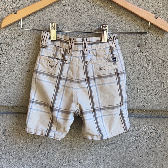 Baby Quiksilver 18M plaid shorts - Picture 5 of 12